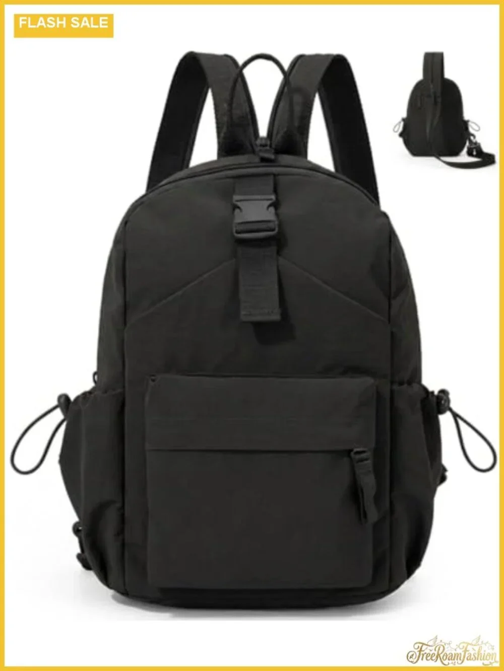 Convertible Mini Backpack Purse Women Sling Crossbody Nylon